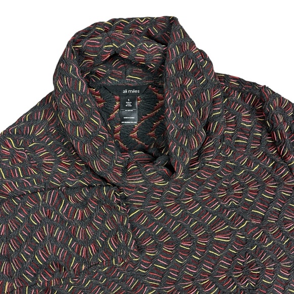 Ali Miles Sweaters - Ali Miles Sweater‎ Womens Small Tunic Stretch Cowl Neck Knit Polyester Colorful